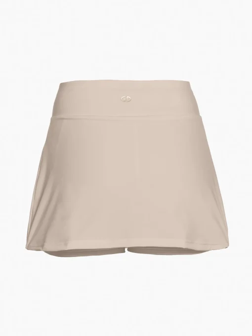 Jurken & Rokjes-Goldbergh ANAIS Skirt white sand