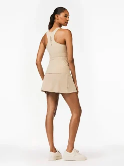 Jurken & Rokjes-Goldbergh ANAIS Skirt white sand