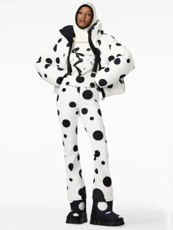Ski Broeken-Goldbergh BALLON Ski Pants dot cream