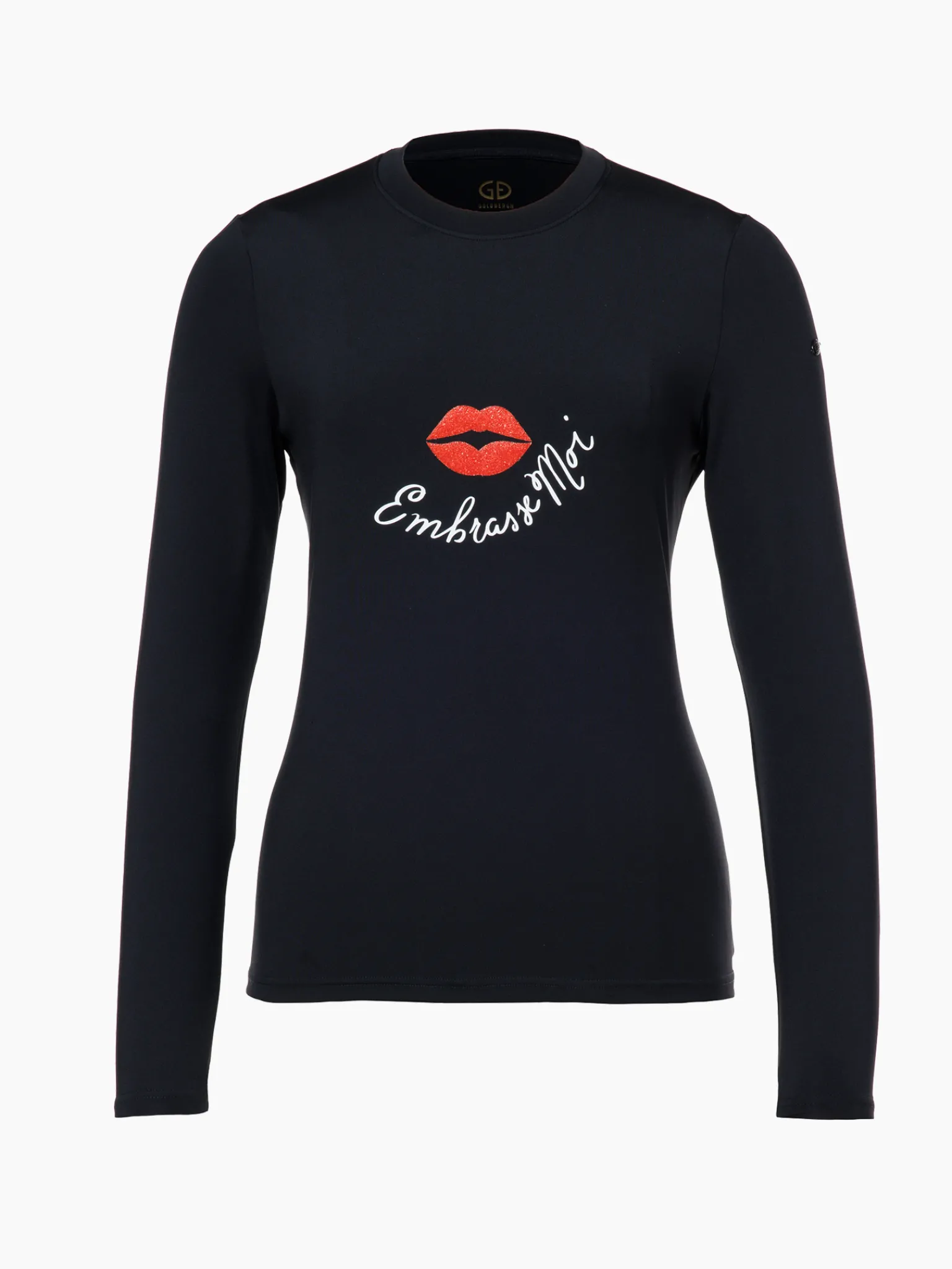 Longsleeves And T-Shirts|Longsleeves & T-Shirts-Goldbergh BISOU T-shirt Met Lange Mouwen black