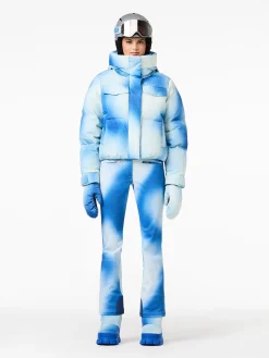 Ski Broeken-Goldbergh BLANCHI Ski Pants Denim print