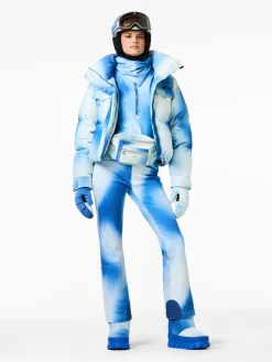 Ski Broeken-Goldbergh BLANCHI Ski Pants Denim print