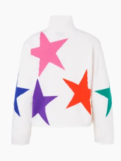 Chalet Wear|Sweaters & Hoodies-Goldbergh CALORE Long Sleeve Knit Sweater white