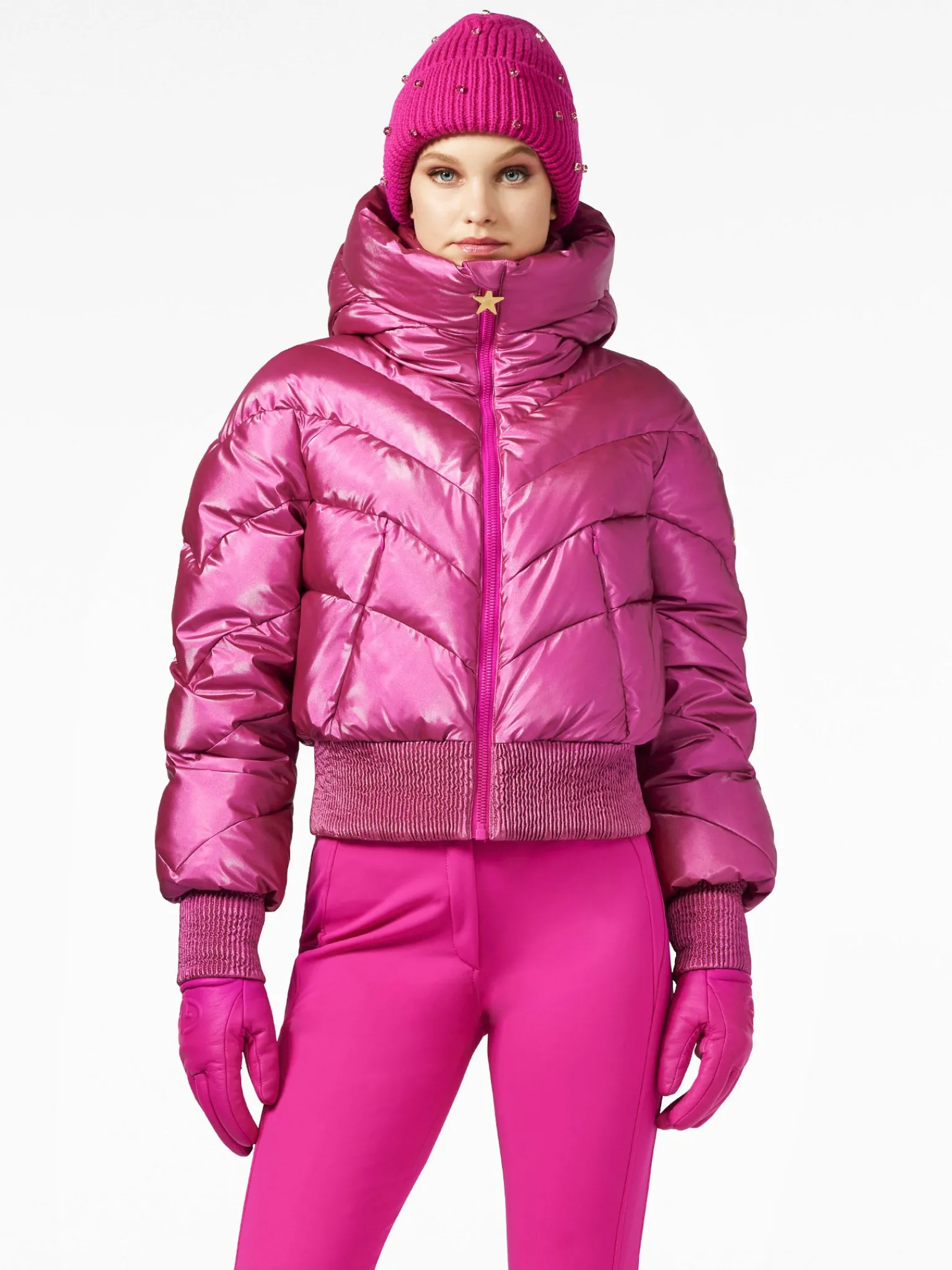 Ski Jassen-Goldbergh CARO Ski Jacket passion pink
