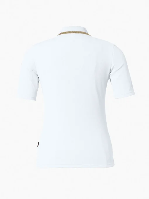 Longsleeves & T-Shirts-Goldbergh CASSIA Short Sleeve Top white