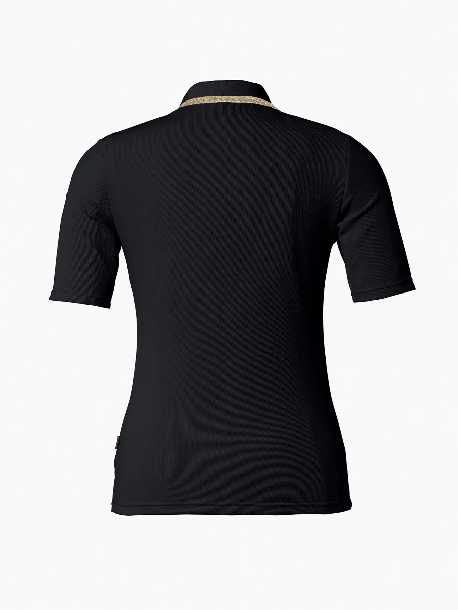 Longsleeves & T-Shirts-Goldbergh CASSIA Short Sleeve Top black