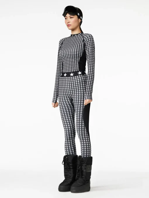 Ski Baselayers-Goldbergh Celeste Baselayer Pant Black/white