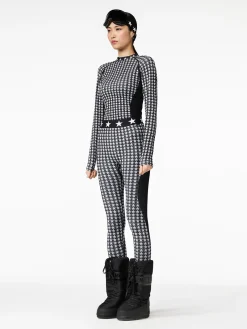 Ski Baselayers-Goldbergh Celeste Baselayer Pant Black/white