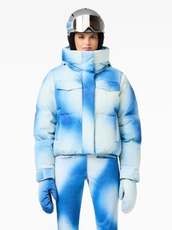 Ski Jassen-Goldbergh CIEL BLEU Ski Jacket denim print