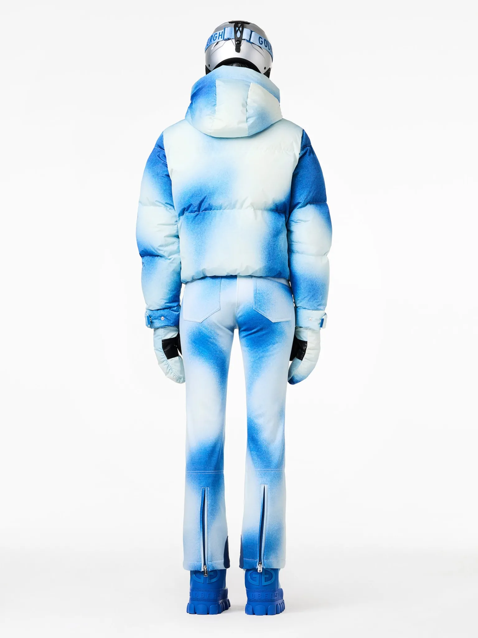 Ski Jassen-Goldbergh CIEL BLEU Ski Jacket denim print