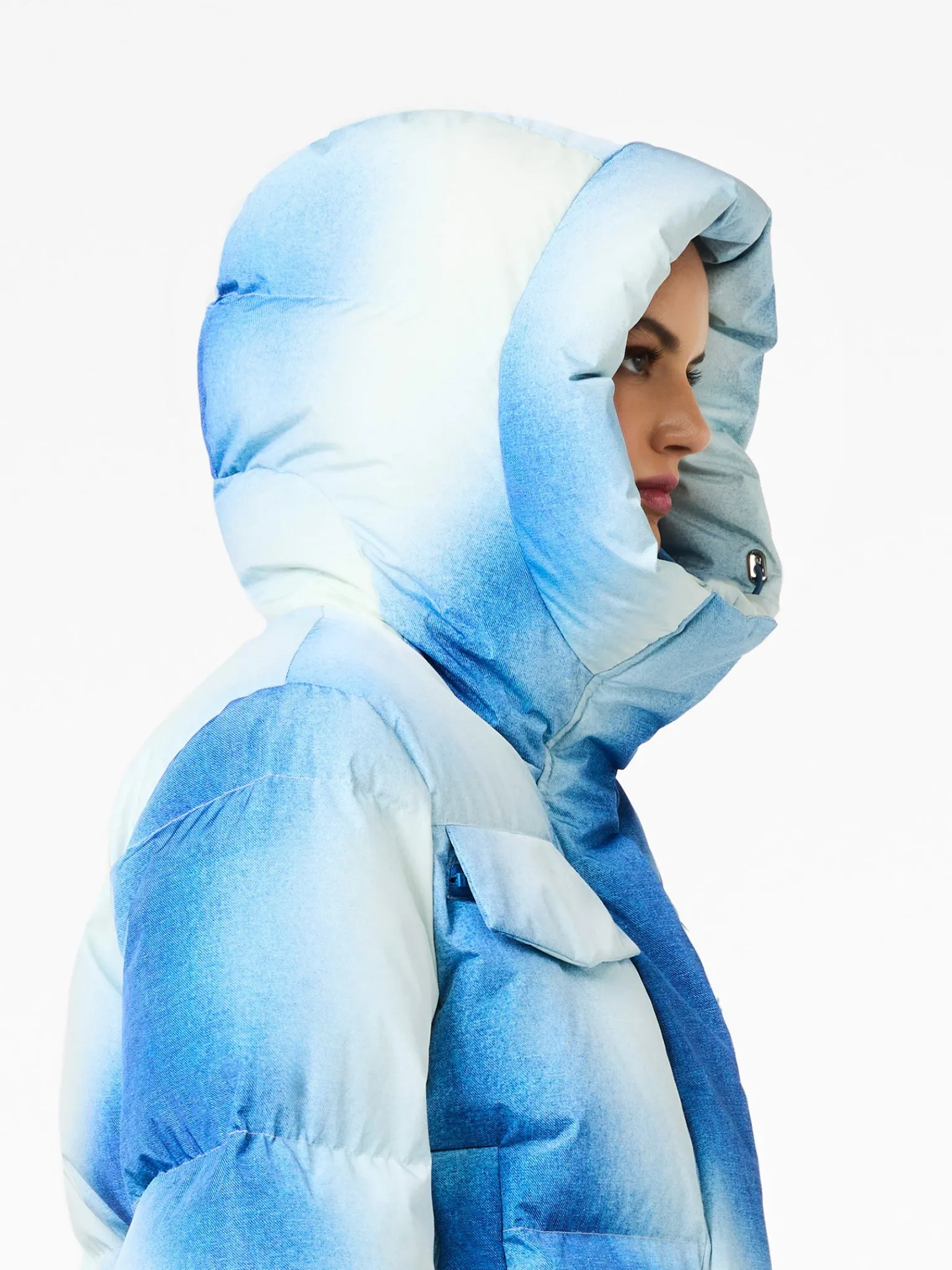 Ski Jassen-Goldbergh CIEL BLEU Ski Jacket denim print