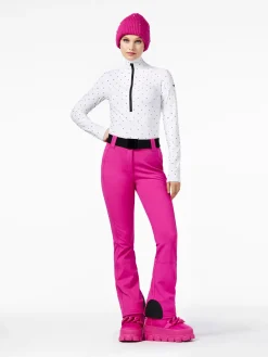 Longsleeves & T-Shirts-Goldbergh ÉCLAIRE Ski Pully white