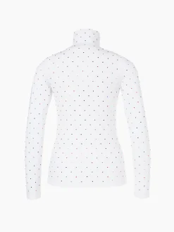 Longsleeves & T-Shirts-Goldbergh ÉCLAIRE Ski Pully white