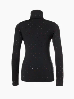 Longsleeves & T-Shirts-Goldbergh ÉCLAIRE Ski Pully black