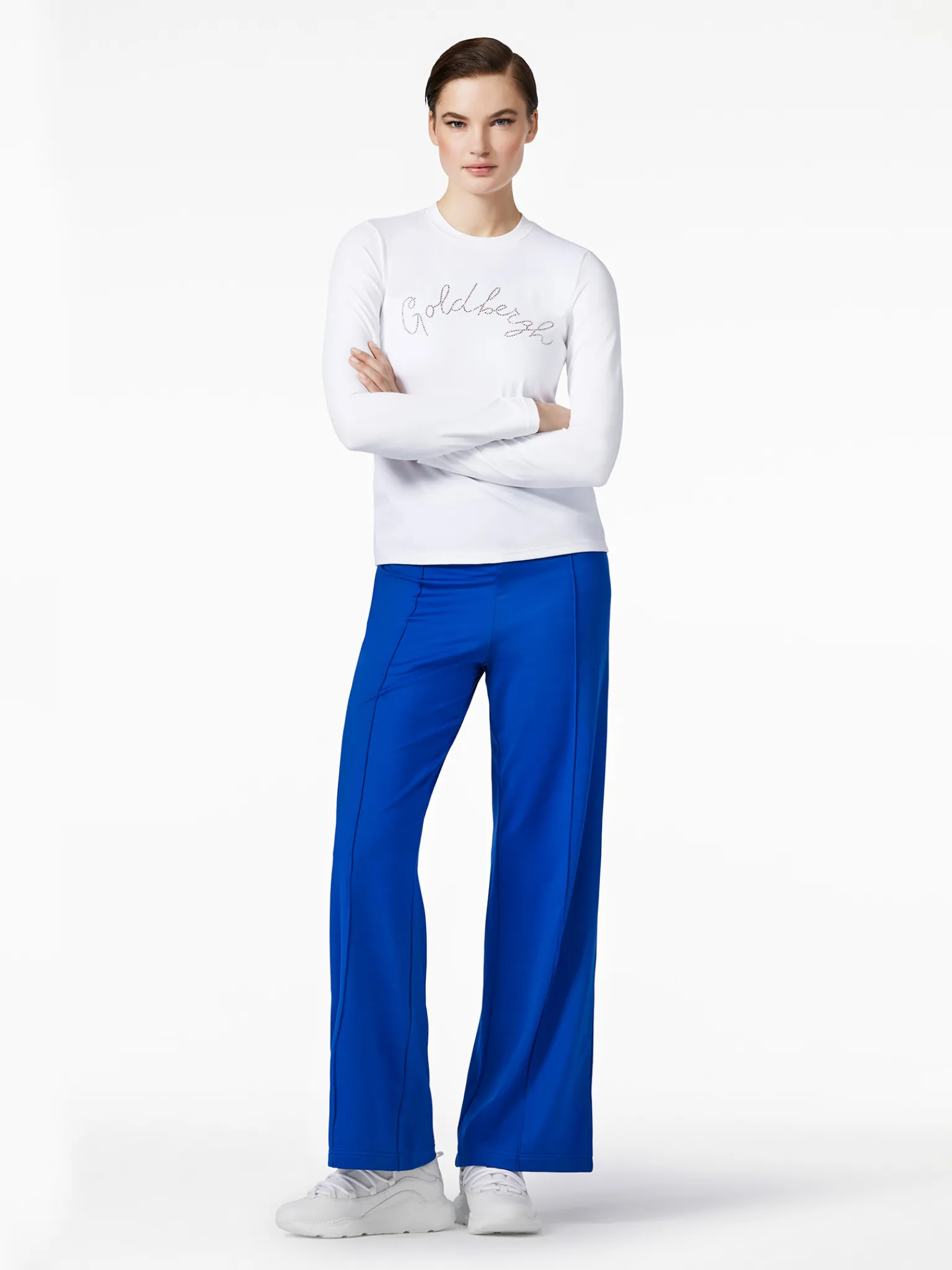 Longsleeves And T-Shirts|Longsleeves & T-Shirts-Goldbergh CLASSIC Long Sleeve Tee white