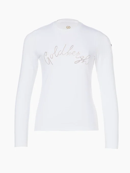 Longsleeves And T-Shirts|Longsleeves & T-Shirts-Goldbergh CLASSIC Long Sleeve Tee white