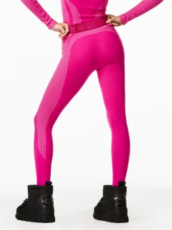 Ski Baselayers-Goldbergh Contour Baselayer Pant Passion pink