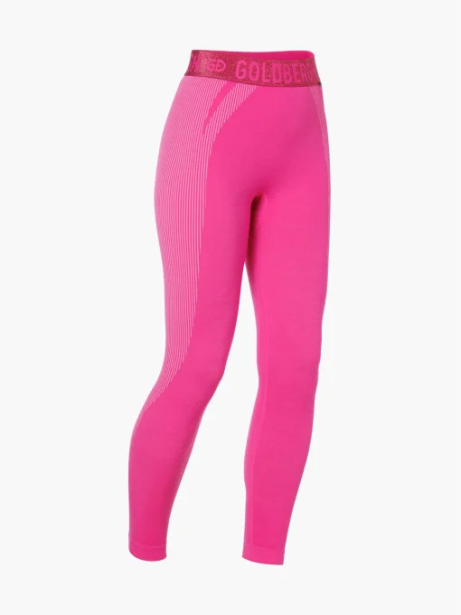 Ski Baselayers-Goldbergh Contour Baselayer Pant Passion pink