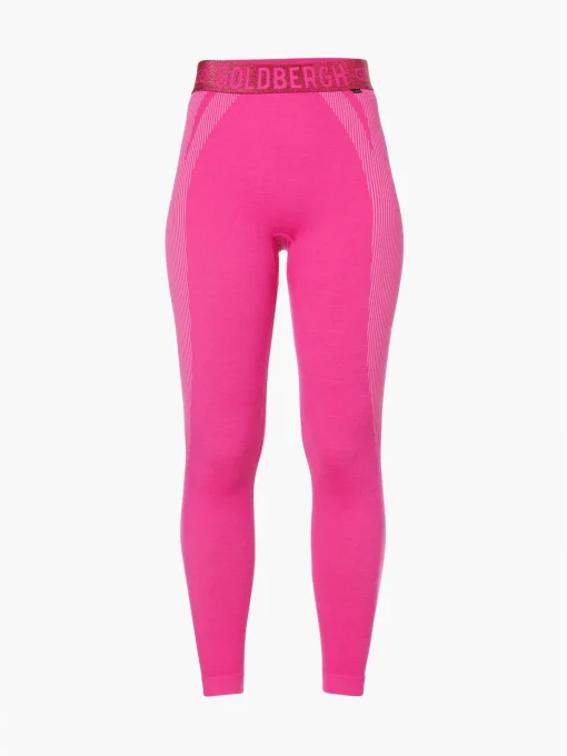 Ski Baselayers-Goldbergh Contour Baselayer Pant Passion pink