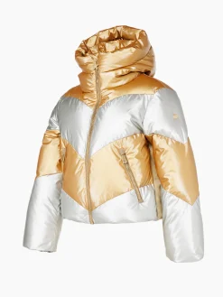 Ski Jassen-Goldbergh COURAGE Ski Jacket gold/silver