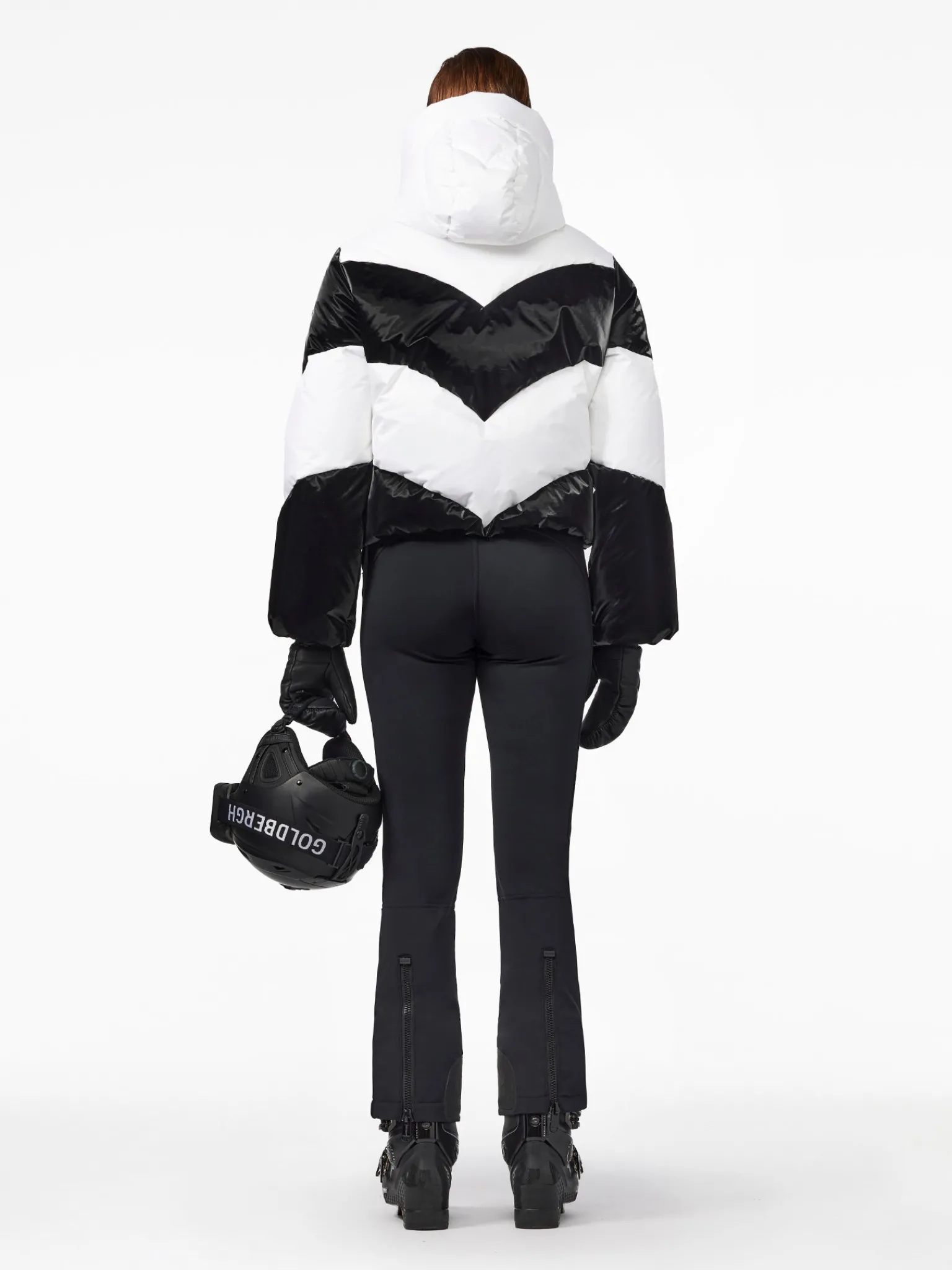 Ski Jassen-Goldbergh COURAGE Ski Jacket black/white