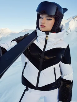 Ski Jassen-Goldbergh COURAGE Ski Jacket black/white