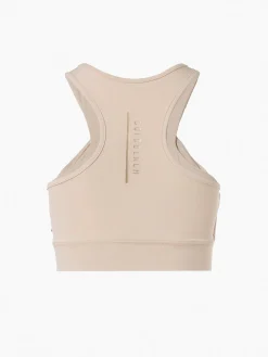 Sportbeha'S & Tops|Longsleeves & T-Shirts-Goldbergh DRAPE Bra white sand
