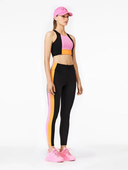 Sportbeha'S & Tops|Matching Sets-Goldbergh FACADE Bra pink/papaya