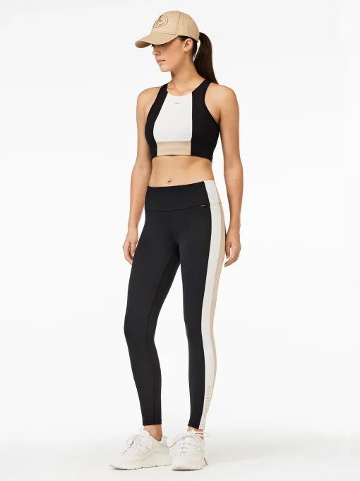 Matching Sets|Sportbeha'S & Tops-Goldbergh FACADE Bra black/white