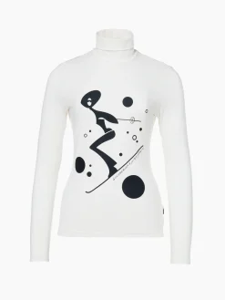 Longsleeves & T-Shirts-Goldbergh FATALE Long Sleeve Tee cream