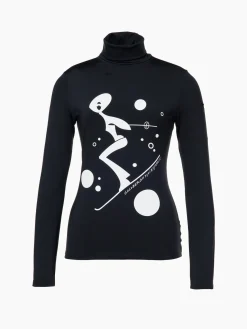 Longsleeves & T-Shirts-Goldbergh FATALE Long Sleeve Tee black