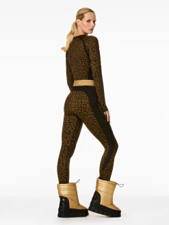 Ski Baselayers-Goldbergh Feline Baselayer Long Sleeve Jaguar