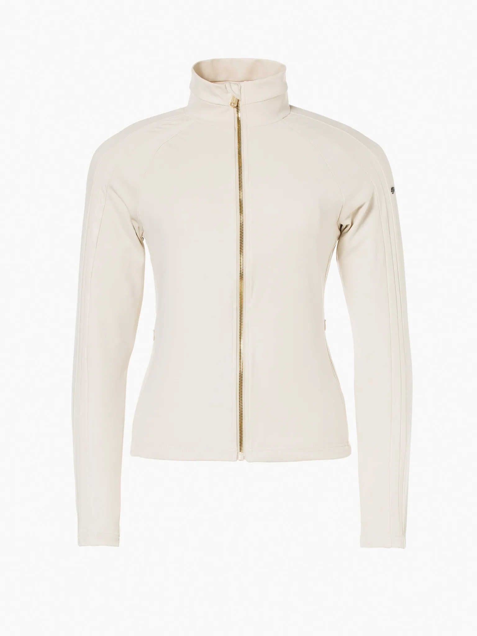 Longsleeves & T-Shirts-Goldbergh FINISH Full Zip Cardigan champagne