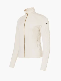 Longsleeves & T-Shirts-Goldbergh FINISH Full Zip Cardigan champagne