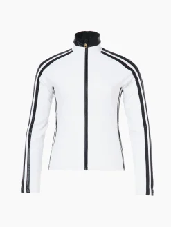 Longsleeves & T-Shirts-Goldbergh FINISH Full Zip Cardigan white/black