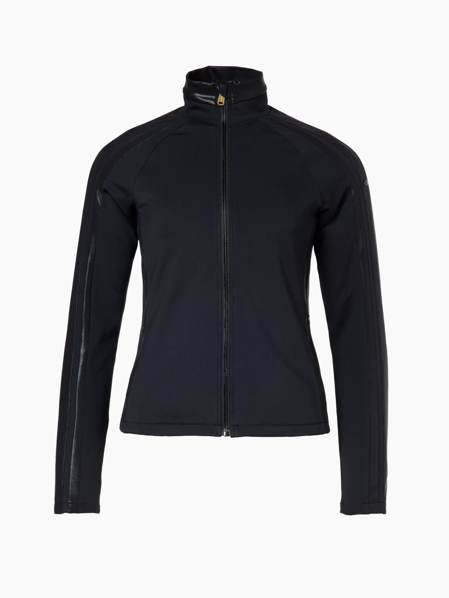 Longsleeves & T-Shirts-Goldbergh FINISH Full Zip Cardigan black