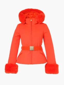 Ski Jassen-Goldbergh GISELLE FAUX BORDER Ski Jacket orange