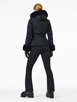 Ski Jassen-Goldbergh GISELLE FAUX BORDER Ski Jacket black