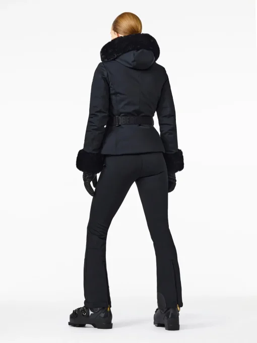 Ski Jassen-Goldbergh GISELLE FAUX BORDER Ski Jacket black