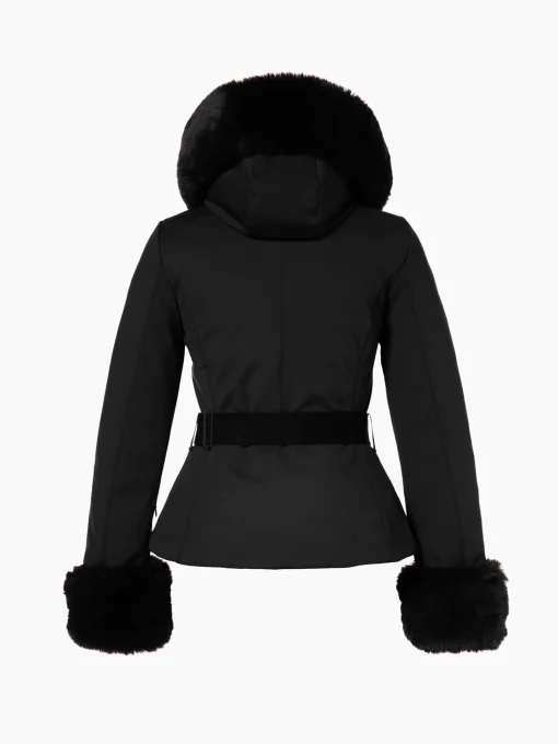 Ski Jassen-Goldbergh GISELLE FAUX BORDER Ski Jacket black