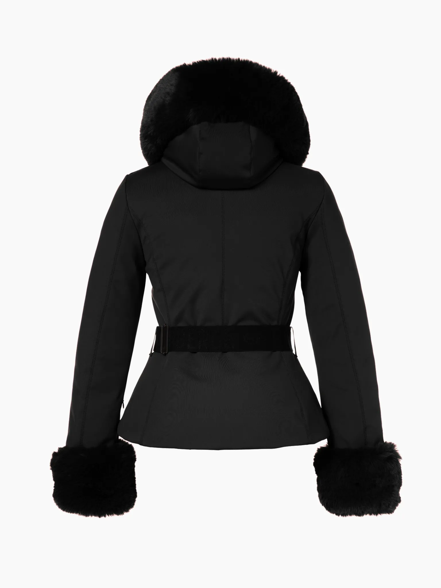 Ski Jassen-Goldbergh GISELLE FAUX BORDER Ski Jacket black