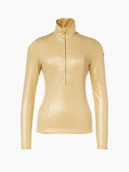 Longsleeves & T-Shirts|Pully'S-Goldbergh GLAMOUR Ski Pully gold