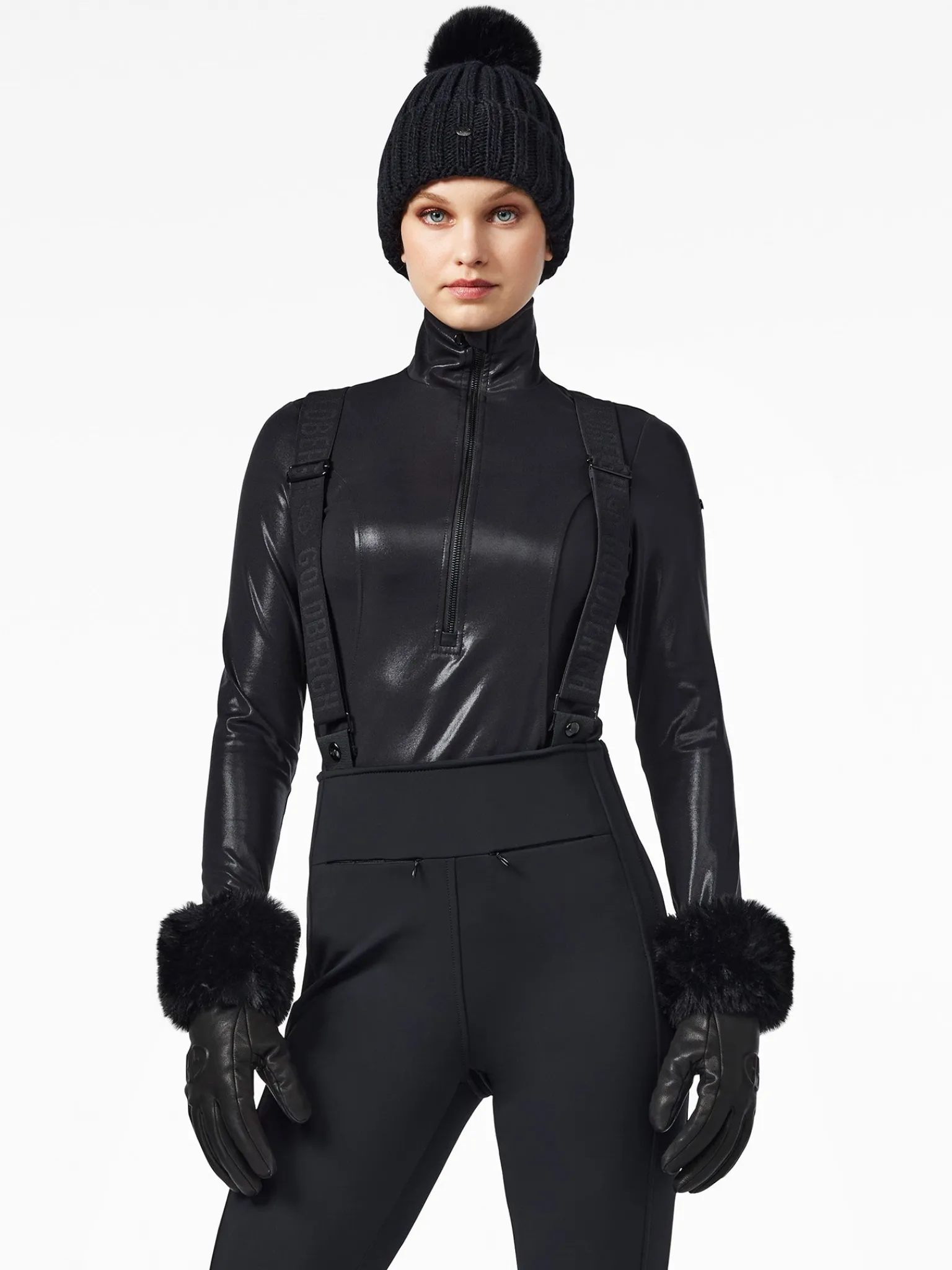 Longsleeves & T-Shirts|Pully'S-Goldbergh GLAMOUR Ski Pully black