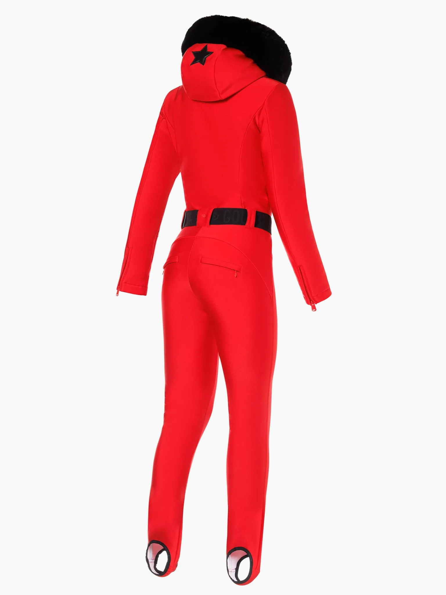 Ski Pakken-Goldbergh GLISSER FAUX BORDER Ski Suit flame