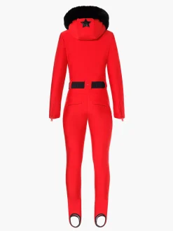 Ski Pakken-Goldbergh GLISSER FAUX BORDER Ski Suit flame