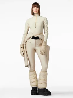 Ski Pakken-Goldbergh GLISSER FAUX BORDER Ski Suit champagne