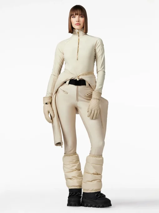 Ski Pakken-Goldbergh GLISSER FAUX BORDER Ski Suit champagne