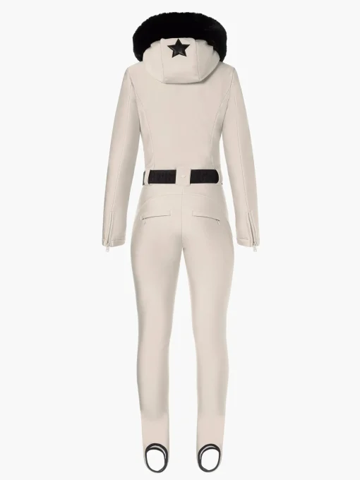 Ski Pakken-Goldbergh GLISSER FAUX BORDER Ski Suit champagne