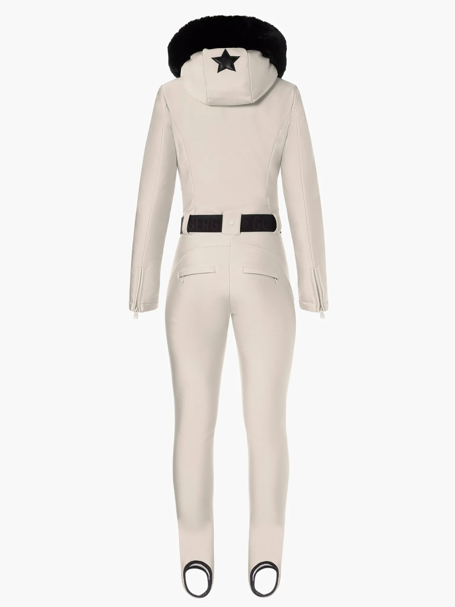 Ski Pakken-Goldbergh GLISSER FAUX BORDER Ski Suit champagne