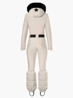 Ski Pakken-Goldbergh GLISSER FAUX BORDER Ski Suit champagne